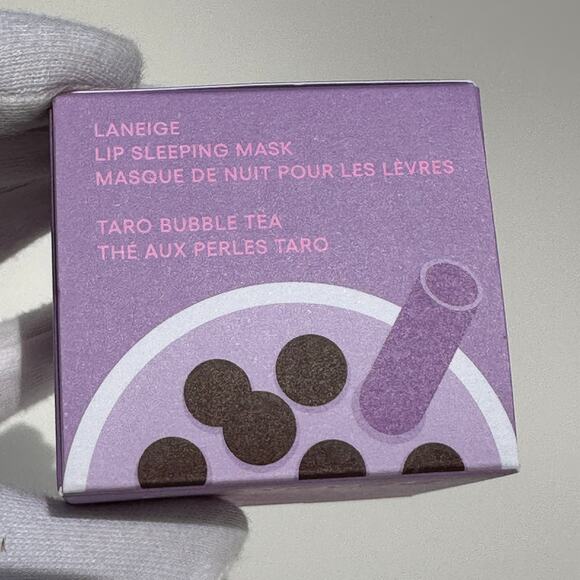 Laneige Lip Sleeping Mask Taro Bubble Tea Lip Balm Lavender BNIB 20g/0.70 oz - Picture 4 of 16